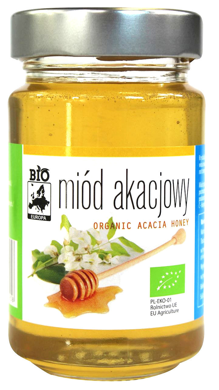 Miód akacjowy BIO 300 g