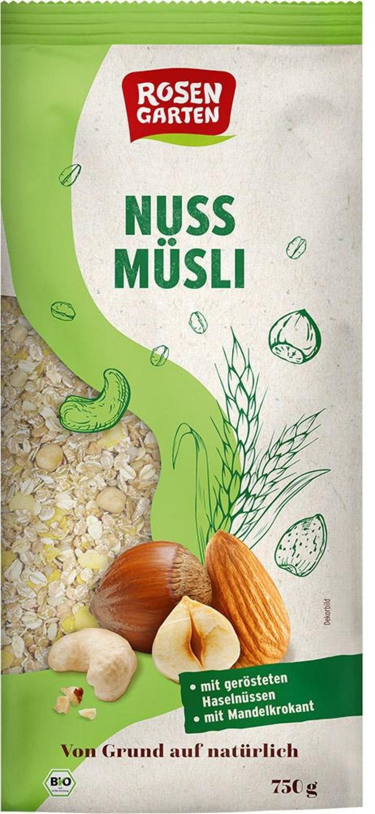 Musli orzechowe bio 750 g