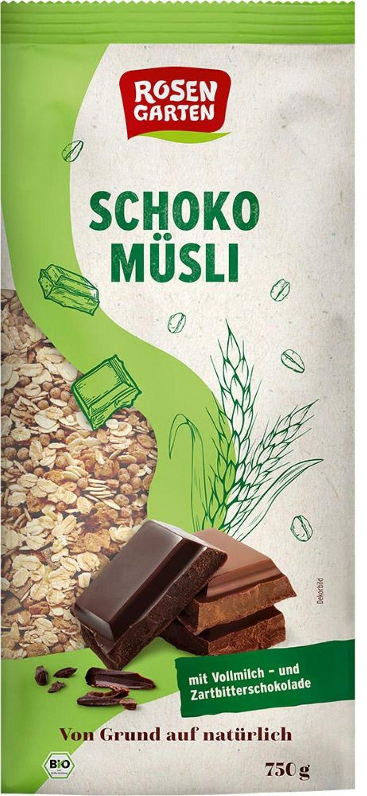 Musli z czekoladą bio 750 g