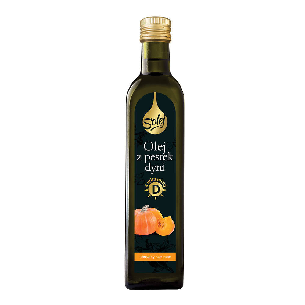 Olej z pestek dyni z wit. D 250 ml - Oleofarm