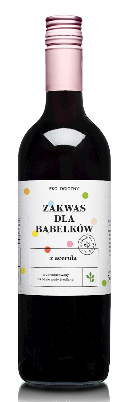 Zakwas dla bąbelków z acerolą bezglutenowy BIO 700 ml