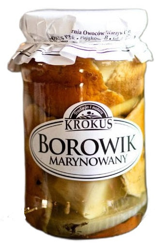 Borowik marynowany bezglutenowy 360 g (190 g) - Krokus