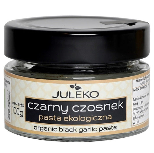 Czarny czosnek pasta bio 100g