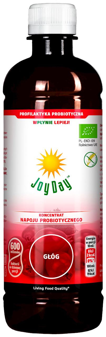 Koncentrat napoju probiotycznego głóg bezglutenowy bio 500 ml