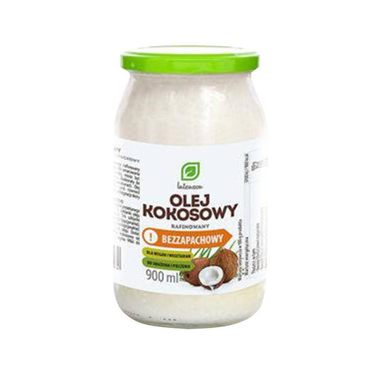 Olej kokosowy rafinowany bezzapachowy 900 ml