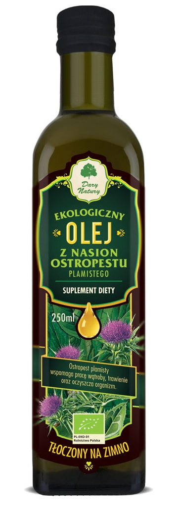 Olej z nasion ostropestu plamistego bio 250 ml