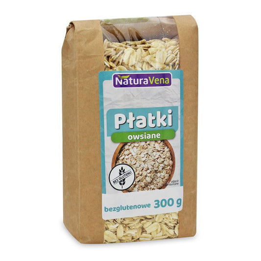 Płatki owsiane bezglutenowe 300 g - NATURAVENA