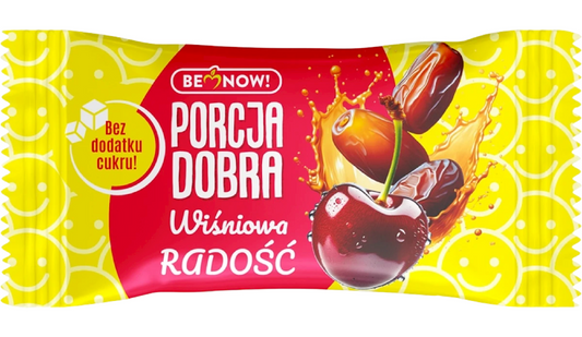 Przekąska "Wiśniowa Radość" bez dodatku cukrów 20 g - Porcja dobra