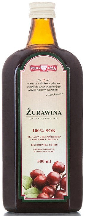 Sok żurawina 100% 500 ml