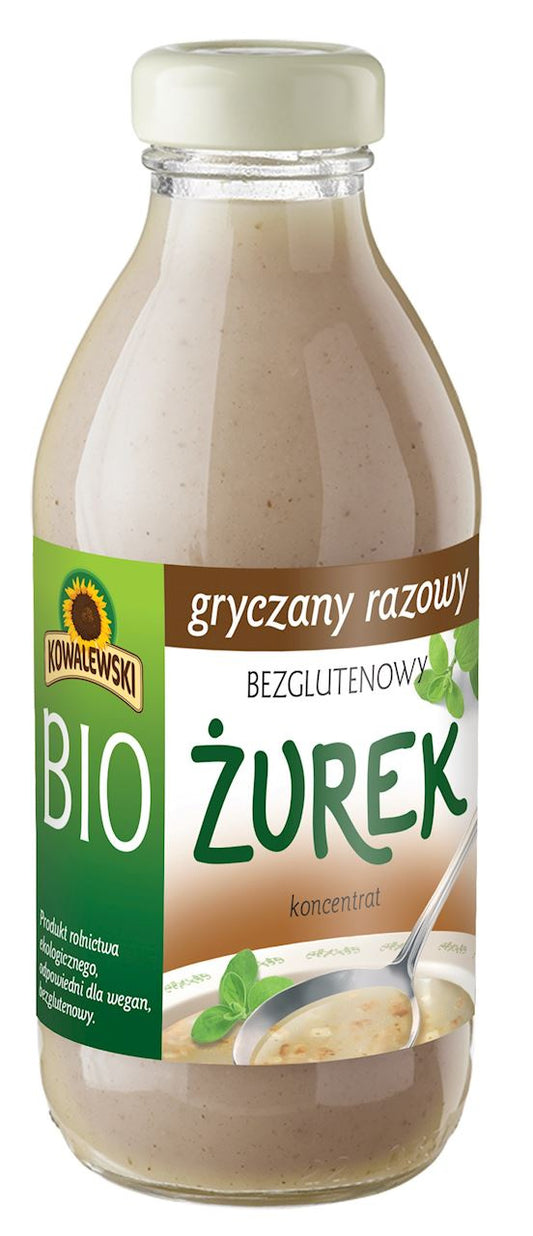 Żurek gryczany razowy koncentrat bezgl bio 320 ml