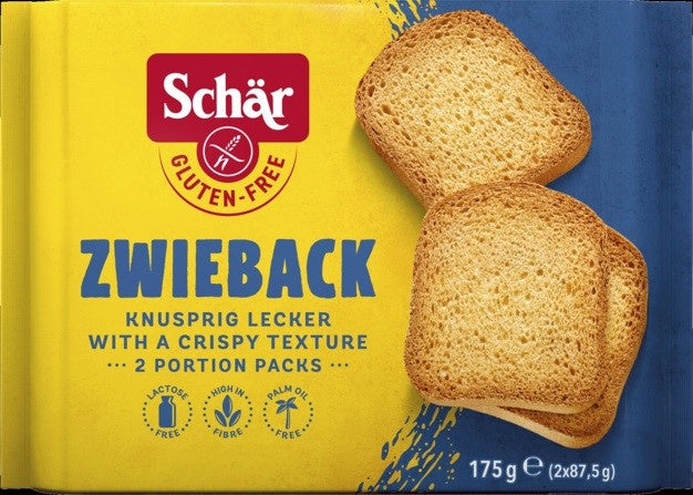 Zwieback - sucharki bezglutenowe 175 g - Schar